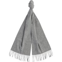Barbour Plain Lambswool Scarf - Light Grey - One