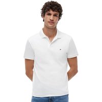 Tommy Hilfiger Mens Regular Fit Liquid Cotton Polo Shirt - White - XS