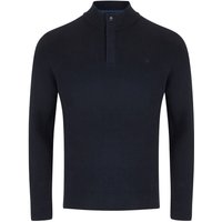 Benetti Mens Ross 1/4 Zip Knit Sweater - Navy - S