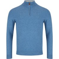 Benetti Mens Quinn 1/4 Zip Sweater - Blue - M
