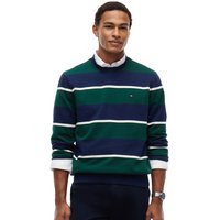 Tommy Hilfiger Mens Terry Crew Neck Sweatshirt - Carbon Navy/Multi - L