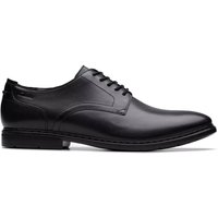 Clarks Mens Banbury Derby Shoes - Black Leather - 7