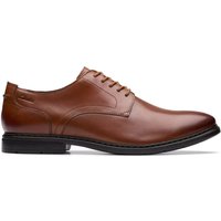 Clarks Mens Banbury Derby Shoes - Tan Leather - 7