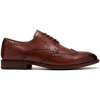 Clarks Mens Bowburn Tip Shoes - Tan Leather - 8