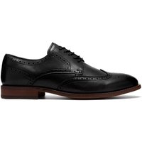 Clarks Mens Bowburn Tip Shoes - Black Leather - 11