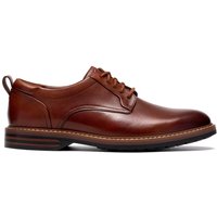Clarks Mens Aldwin2 Derby Shoes - Tan Leather - 7