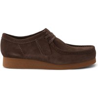 Clarks Originals Mens Wallabee EVO Shoes - Dark Brown Suede - 11