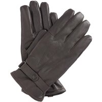 Barbour Burnished Leather Thinsulate Gloves - Dark Brown - M