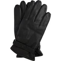 Barbour Burnished Leather Thinsulate Gloves - Black - M