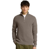 Selected Homme Mens Dane Knit Half-Zip Jumper - Morel - S