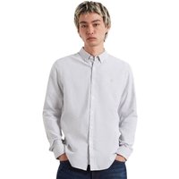 Farah Mens Brewer Slim Fit Striped Oxford Shirt - Rosemary - S