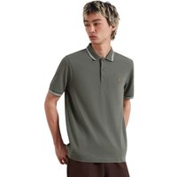 Farah Mens Bowes Tipping Polo Shirt - Rosemary - M