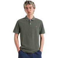 Farah Mens Cunningham Polo Shirt - Rosemary Marl - S