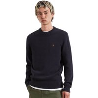 Farah Mens Shepard Crew Sweater - True Navy - S