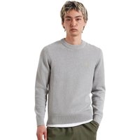 Farah Mens Shepard Crew Sweater - Rain Heather - S