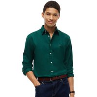 Tommy Hilfiger Mens Regular Fit Flex Flannel Shirt - Ornamental Green - XL