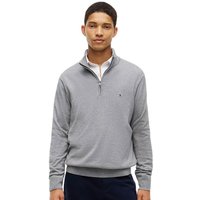 Tommy Hilfiger Mens Quarter-Zip Mock Neck Jumper - Grey - 2XL
