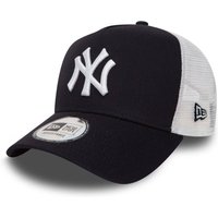 New Era New York Yankees Clean A-Frame Trucker Cap - Navy/White - One