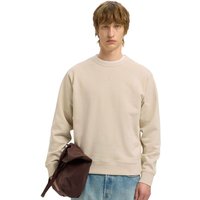 Selected Homme Mens Relax Luke Sweatshirt - Oatmeal - L