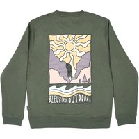 Bleubird Canyon Crew Sweatshirt - Moss - S