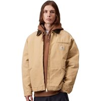 Carhartt WIP Mens OG Detroit Jacket - WIP Dusty H/Tobacco (Stone Canvas) - S