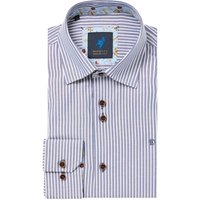 Benetti Mens Madrid Stripe Shirt - Navy - 2XL