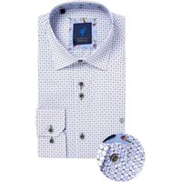 Benetti Mens London Pattern Shirt - Green - 2XL