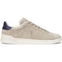 Polo Ralph Lauren Mens Heritage Court II Suede Trainers - Milkshake/Navy - 7