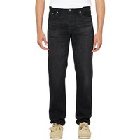 Edwin Mens Regular Tapered Jeans - Black (Deep Dark Used) - 32W x 32L