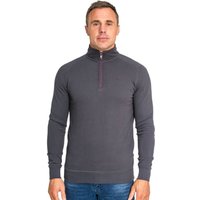 Tommy Bowe XV Kings Clothing Mens Falcons 1/4 Zip Sweater - Wolfhound - 2XL