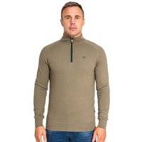 Tommy Bowe XV Kings Clothing Mens Falcons 1/4 Zip Sweater - Fern - L