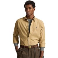 Polo Ralph Lauren Mens Custom Fit Garment-Dyed Oxford Shirt - Classic Camel - L