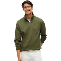 Tommy Hilfiger Mens Essential Intechno 1/4 Zip Sweatshirt - Huntsman Green - S