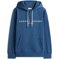 Tommy Hilfiger Mens Tommy Logo Hoodie - Aegean Sea - S