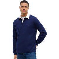 Tommy Hilfiger Mens Essential Solid Rugby Shirt - Carbon Navy - 2XL