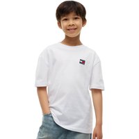 Tommy Hilfiger Boys Flag Logo Jersey T-Shirt - White - 7