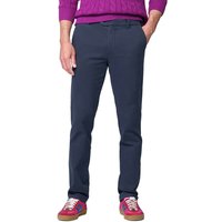Meyer Mens Oslo Stretch Waistband Chinos - Navy Blue - 32W x 30L
