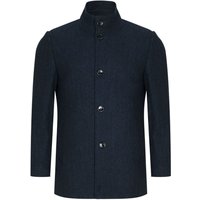 Daniel Grahame Mens Watson Tailored Coat - Dark Blue - 40