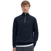 Selected Homme Mens Dane Knit Half-Zip Jumper - Sky Captain - L