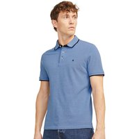 Jack And Jones Mens Paulos Plain Polo Shirt - Bright Cobalt - XS