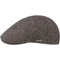 Stetson Texas Wool Herringbone Cap - Grey - L