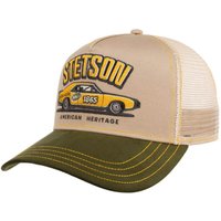 Stetson Muscle Car Heritage Trucker Cap - Beige/Green - One