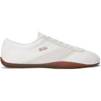 Polo Ralph Lauren Mens RL Racer Vector Suede Trainers - Deckwash White - 8