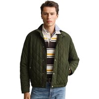 GANT Mens Quilted Jacket - Dark Moss Green - S