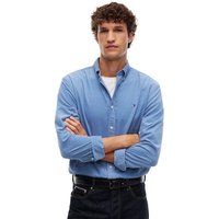 Tommy Hilfiger Mens Regular Fit Fine Corduroy Shirt - Brisk Blue - L