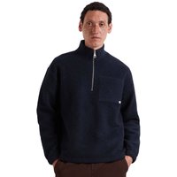 Farah Mens Howard Quarter Zip Sweatshirt - True Navy - S