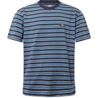 Dickies Mens Stripe Midweight T-Shirt - Navy Blue - S
