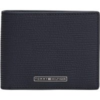 Tommy Hilfiger Mens TH Business Leather Bifold Credit Card Wallet - Space Blue - One