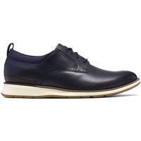 Clarks Mens Flexhybrid Derby Shoes - Navy Leather - 7