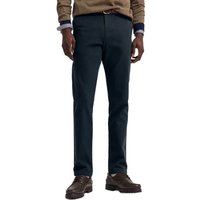Bugatti Mens Structure Texture Slim Chinos - Navy - 42W x 32L
